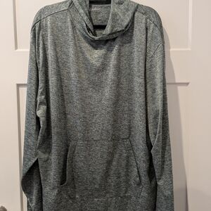 Gray Hooded Long Sleeve